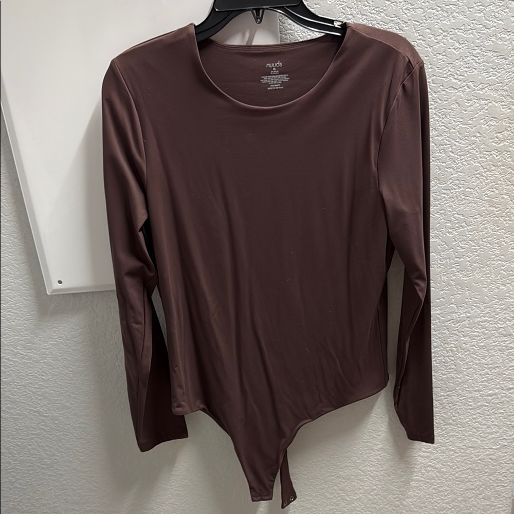 Nuuds Brown Long Sleeve Women's Top